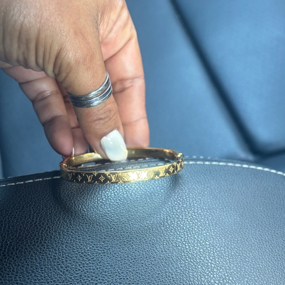 Louis Vuitton Gold Monogram Bracelet